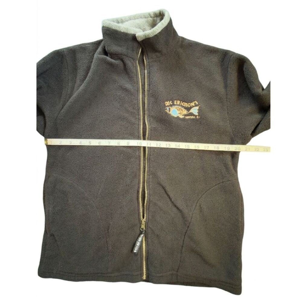 Vintage Eric Ericsson's Restaurant Fleece Jacket Ventura CA Souvenir - Picture 5 of 6
